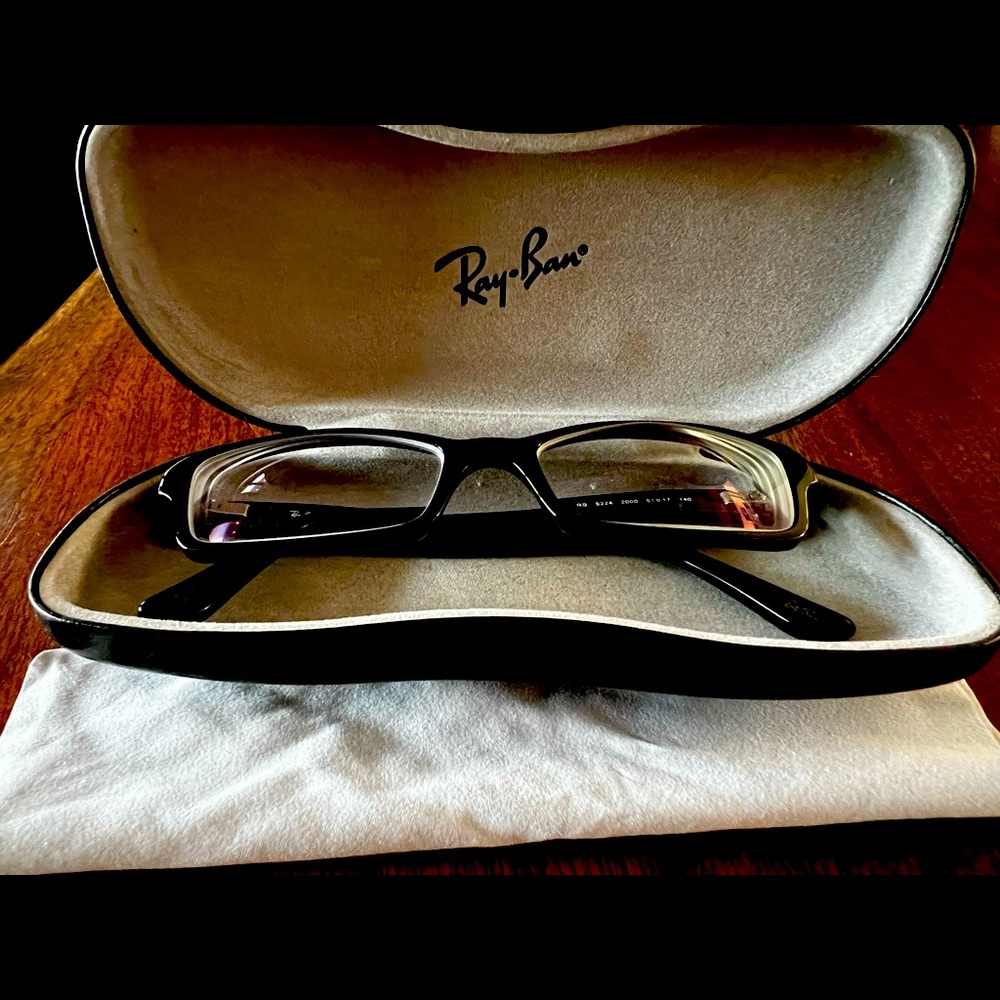 Gloss Black Ray-Ban Prescription Eye Glasses
